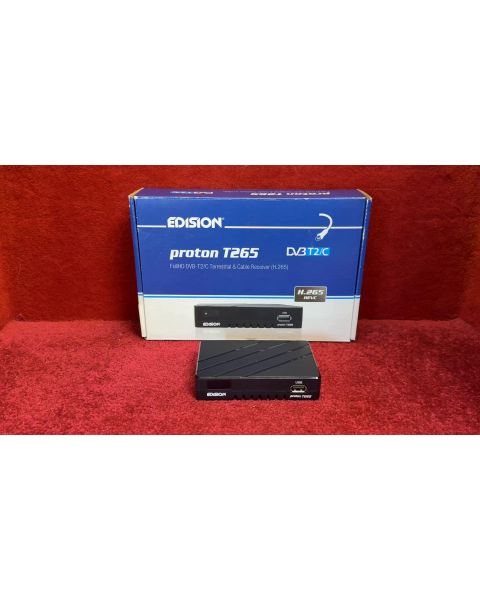 Edison Proton T265 DVB-C/T2 Reciver *Full HD, HDMI